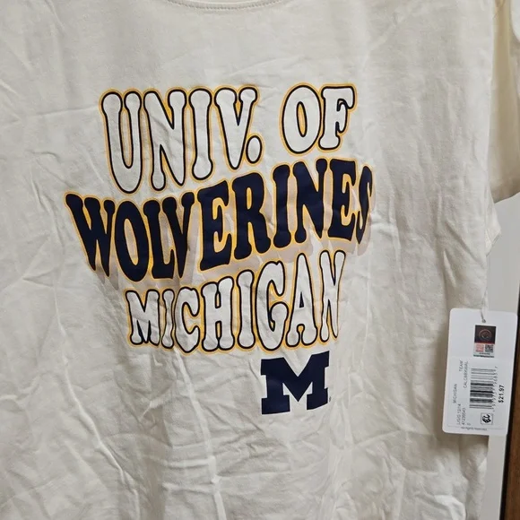 University of Michigan Wolverines T-Shirt NWT - Picture 2 of 9